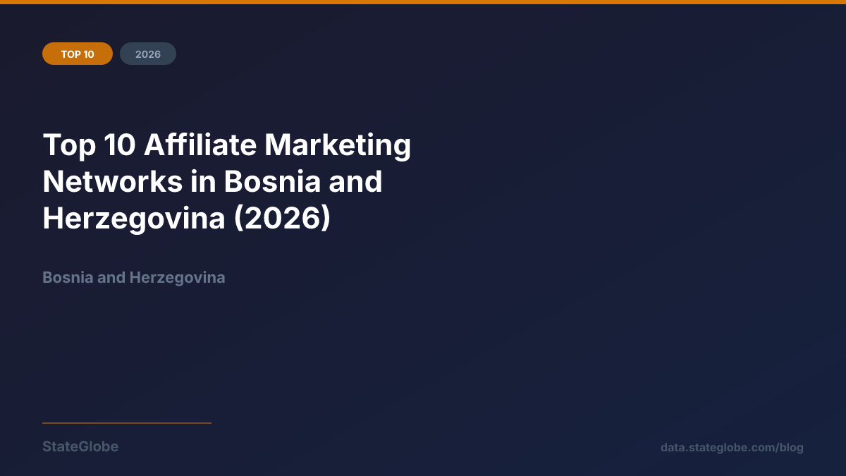 Top 10 Affiliate Marketing Networks in Bosnia and Herzegovina (2026)