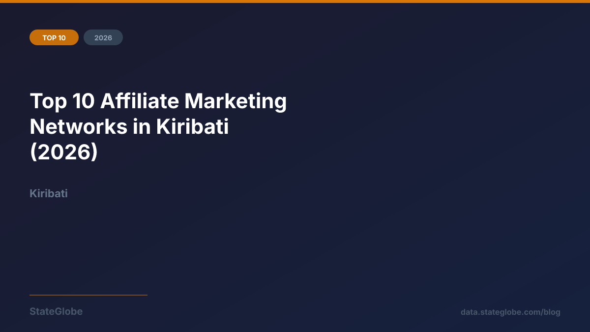 Top 10 Affiliate Marketing Networks in Kiribati (2026)