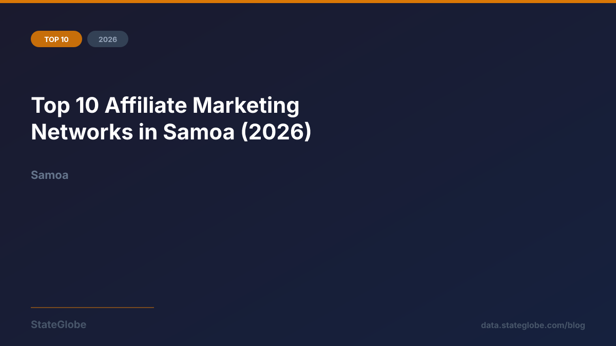 Top 10 Affiliate Marketing Networks in Samoa (2026)