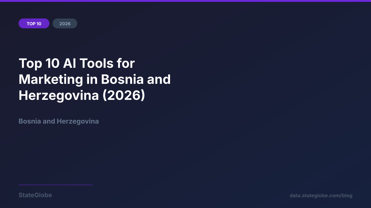 Top 10 AI Tools for Marketing in Bosnia and Herzegovina (2026)
