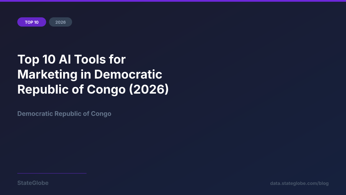 Top 10 AI Tools for Marketing in Democratic Republic of Congo (2026)