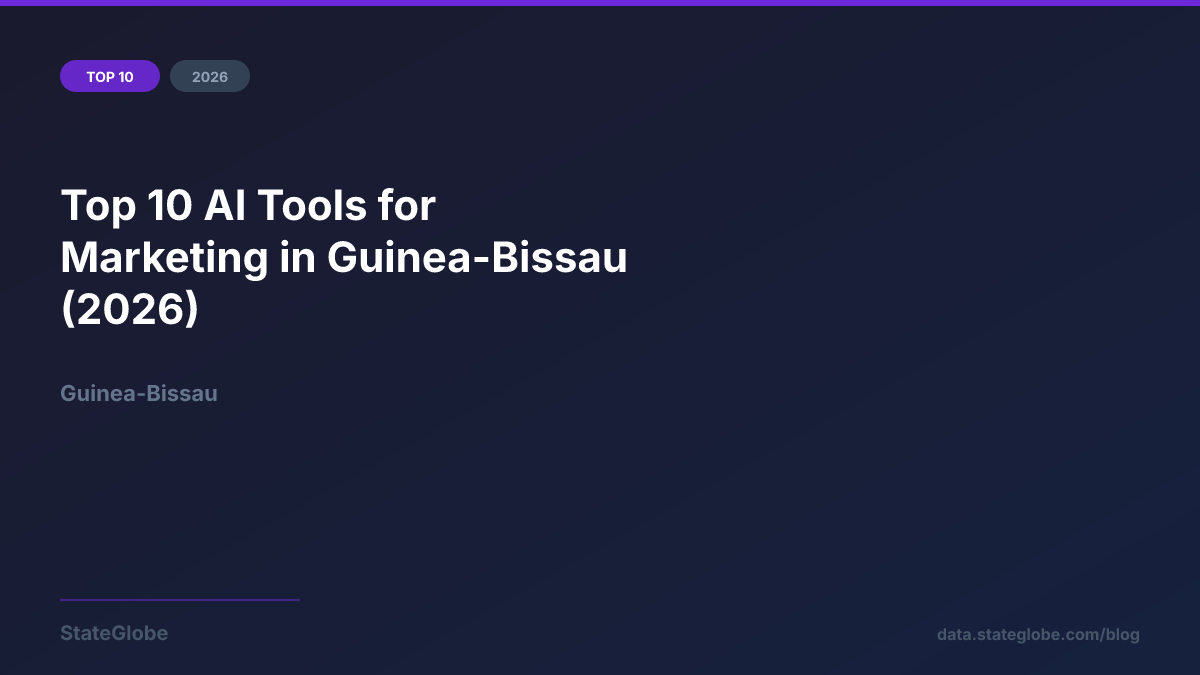 Top 10 AI Tools for Marketing in Guinea-Bissau (2026)