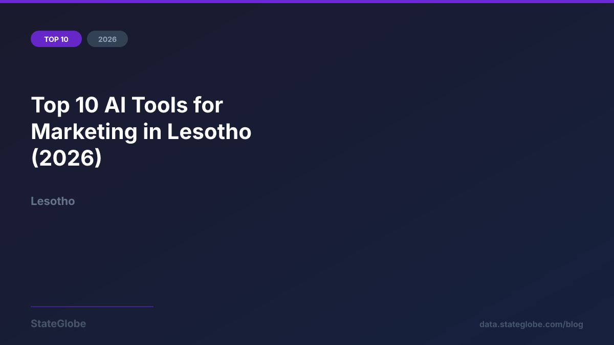 Top 10 AI Tools for Marketing in Lesotho (2026)