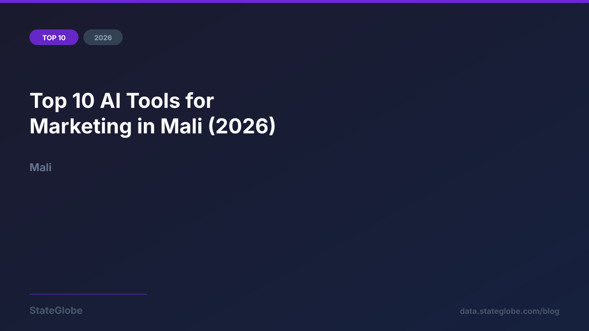 Top 10 AI Tools for Marketing in Mali (2026)