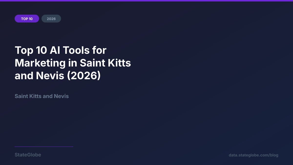 Top 10 AI Tools for Marketing in Saint Kitts and Nevis (2026)