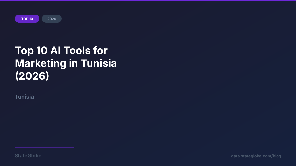 Top 10 AI Tools for Marketing in Tunisia (2026)