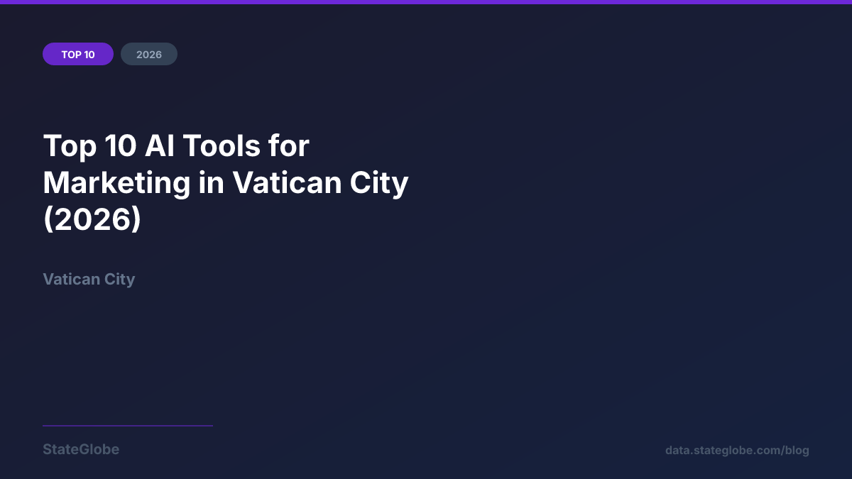 Top 10 AI Tools for Marketing in Vatican City (2026)