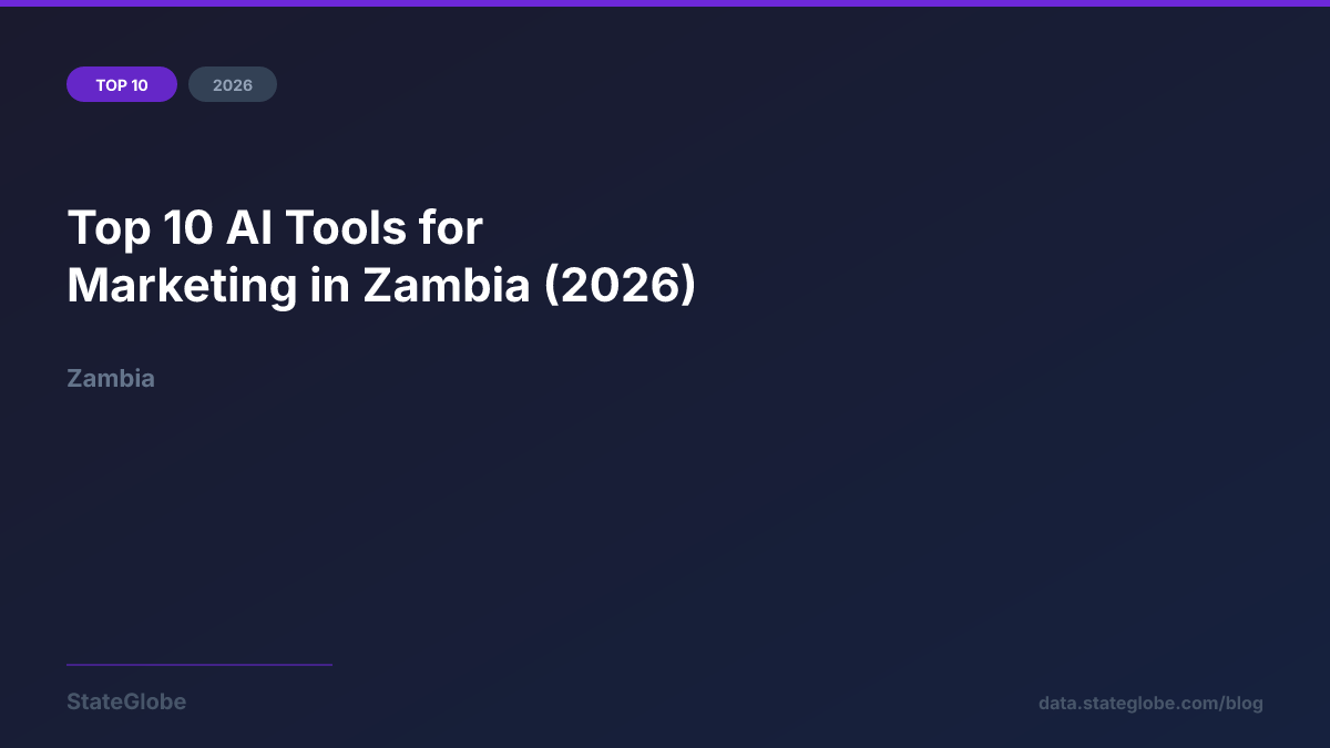 Top 10 AI Tools for Marketing in Zambia (2026)