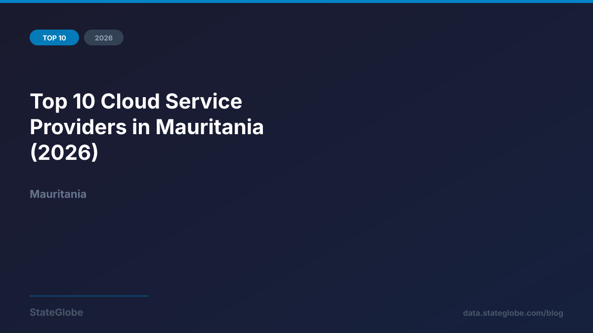 Top 10 Cloud Service Providers in Mauritania (2026)