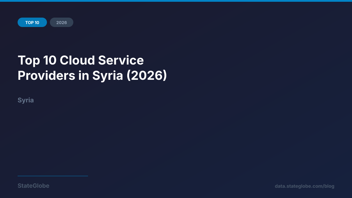 Top 10 Cloud Service Providers in Syria (2026)