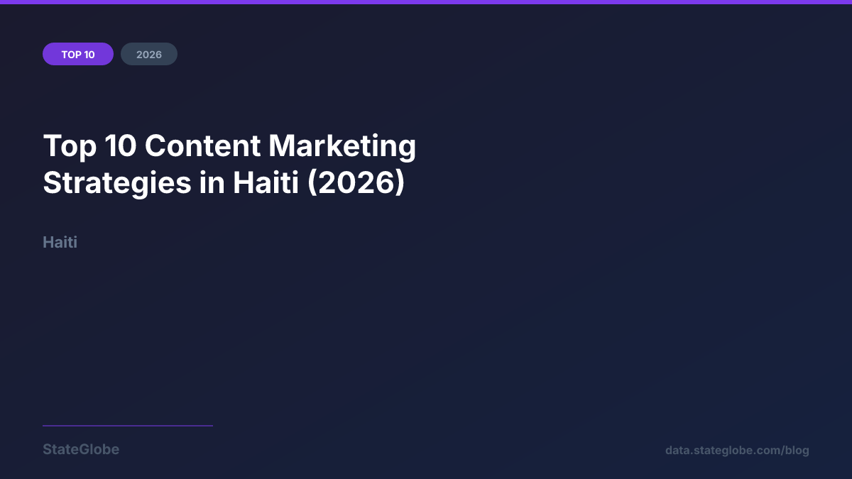 Top 10 Content Marketing Strategies in Haiti (2026)