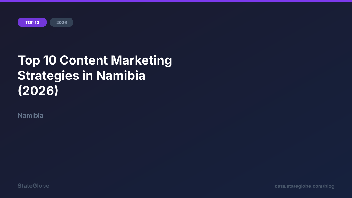 Top 10 Content Marketing Strategies in Namibia (2026)