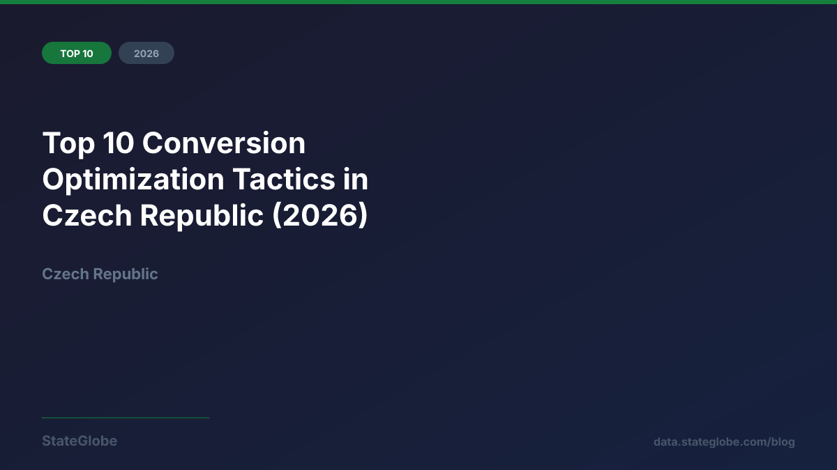 Top 10 Conversion Optimization Tactics in Czech Republic (2026)
