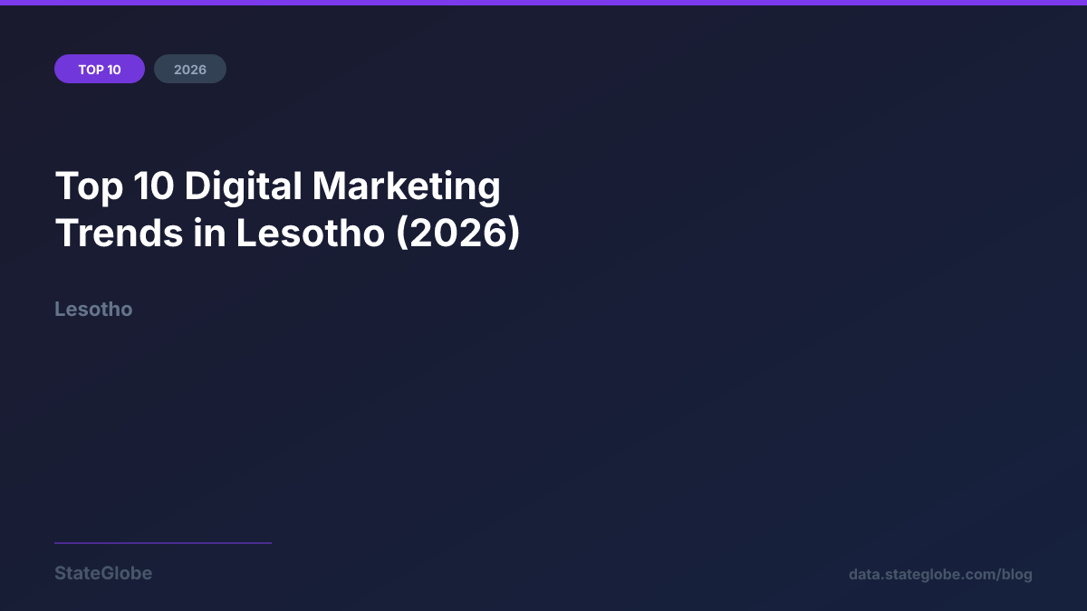 Top 10 Digital Marketing Trends in Lesotho (2026)