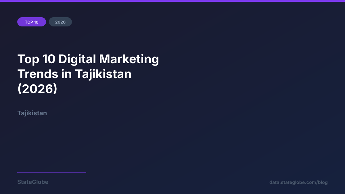 Top 10 Digital Marketing Trends in Tajikistan (2026)