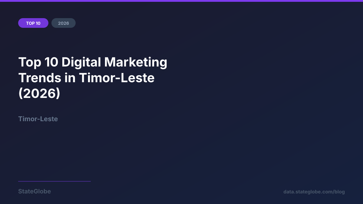 Top 10 Digital Marketing Trends in Timor-Leste (2026)