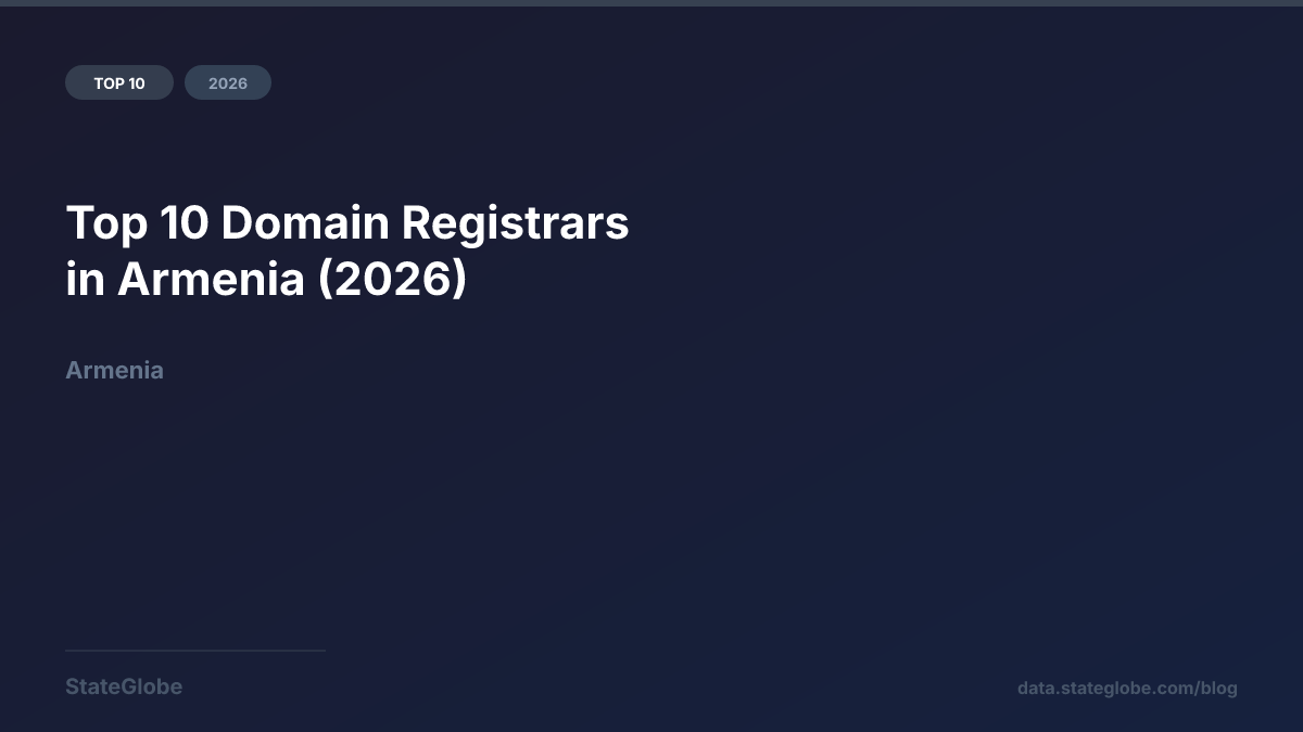 Top 10 Domain Registrars in Armenia (2026)