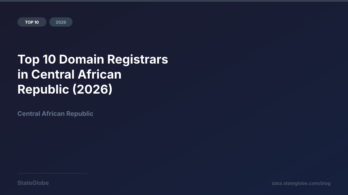 Top 10 Domain Registrars in Central African Republic (2026)