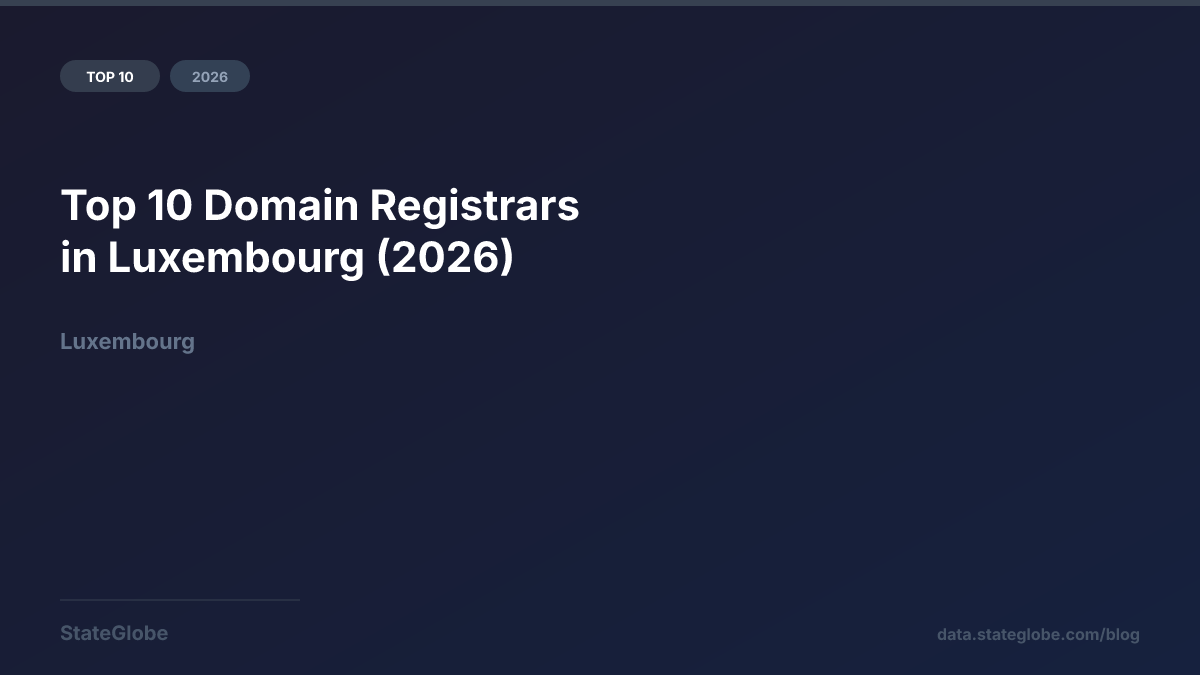 Top 10 Domain Registrars in Luxembourg (2026)