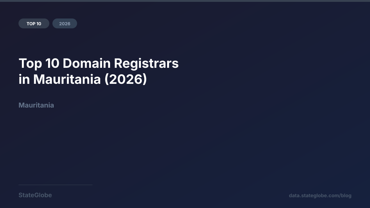 Top 10 Domain Registrars in Mauritania (2026)