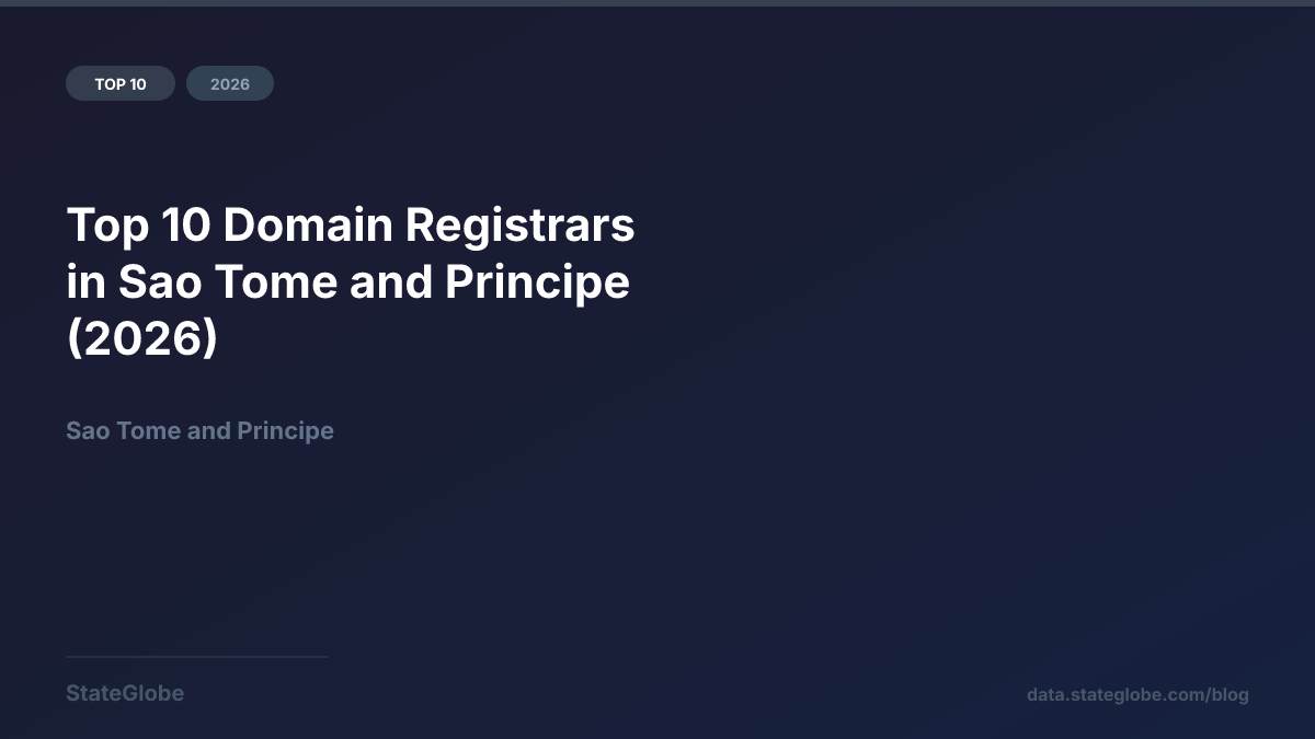 Top 10 Domain Registrars in Sao Tome and Principe (2026)