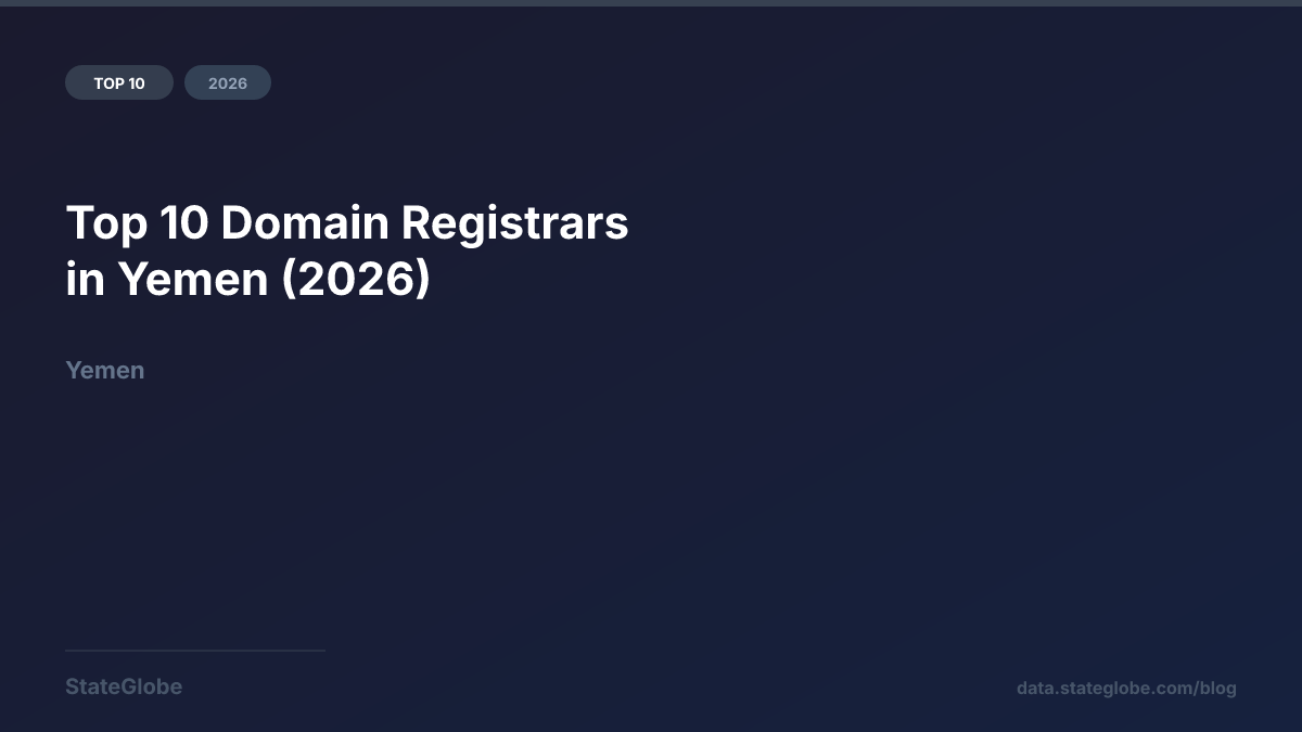 Top 10 Domain Registrars in Yemen (2026)