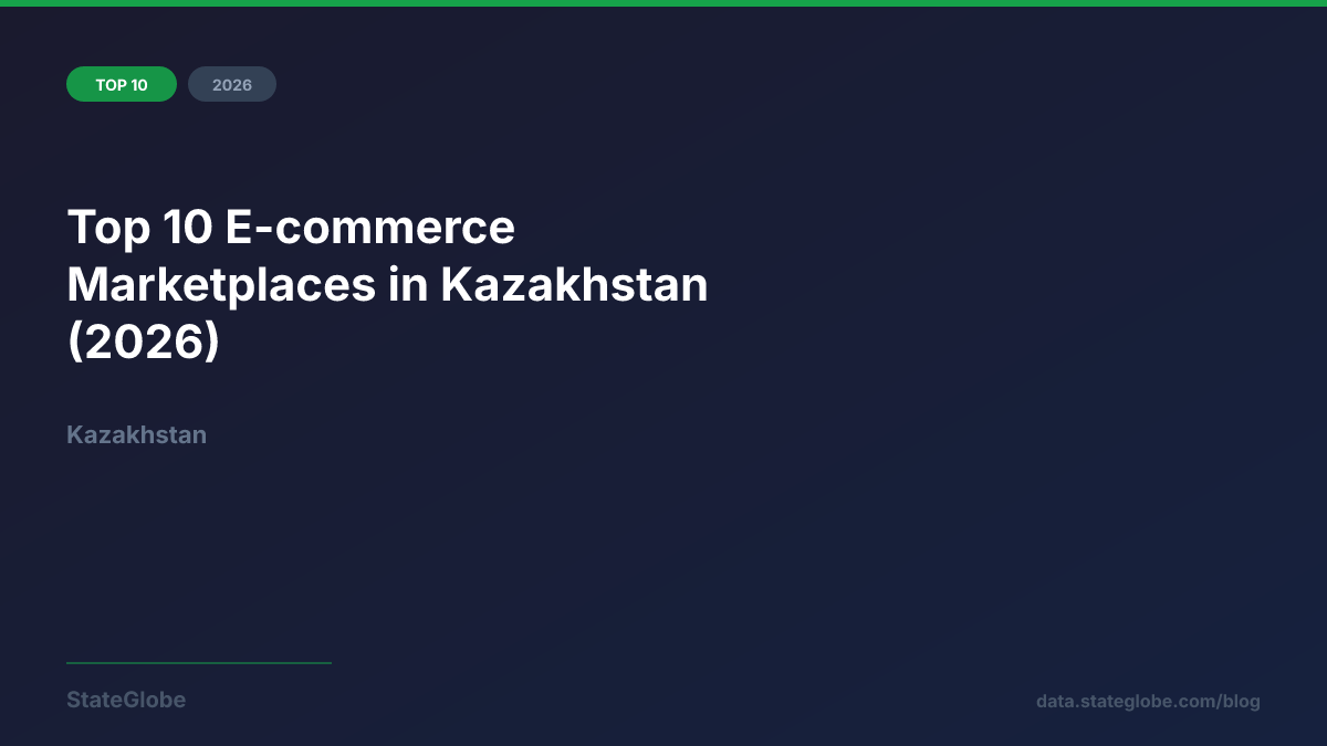 Top 10 E-commerce Marketplaces in Kazakhstan (2026)