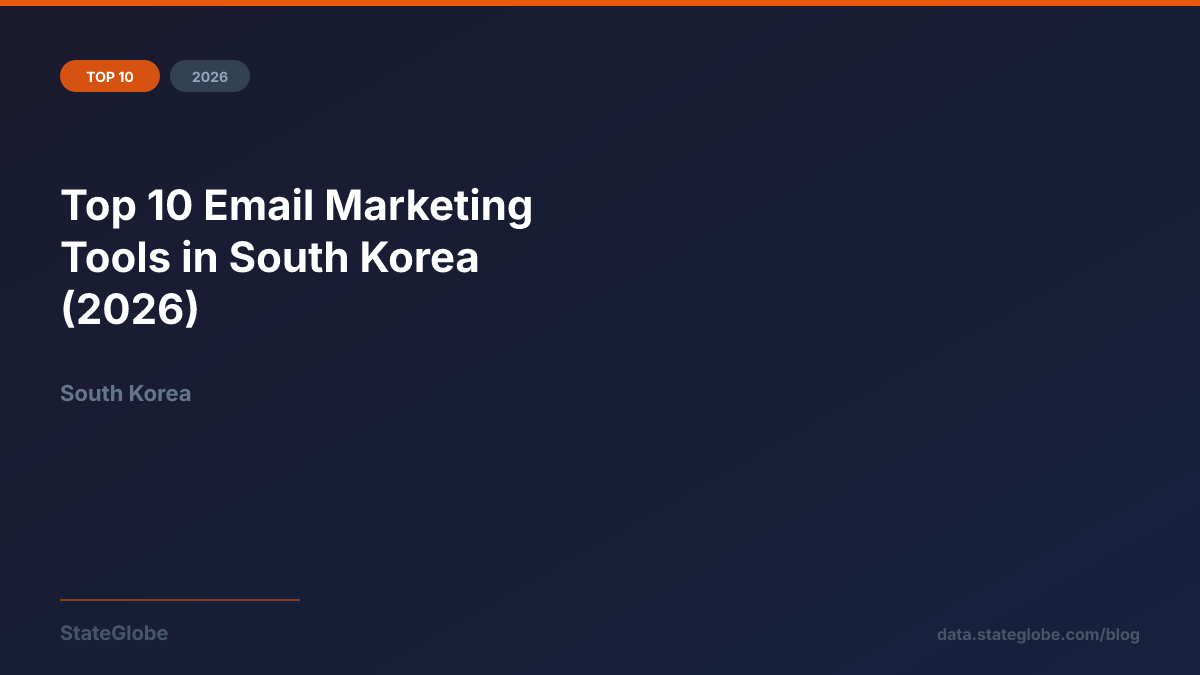 Top 10 Email Marketing Tools in South Korea (2026)