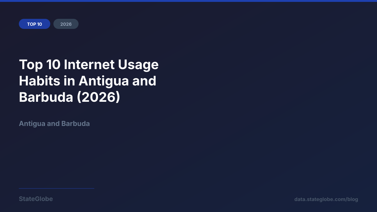 Top 10 Internet Usage Habits in Antigua and Barbuda (2026)