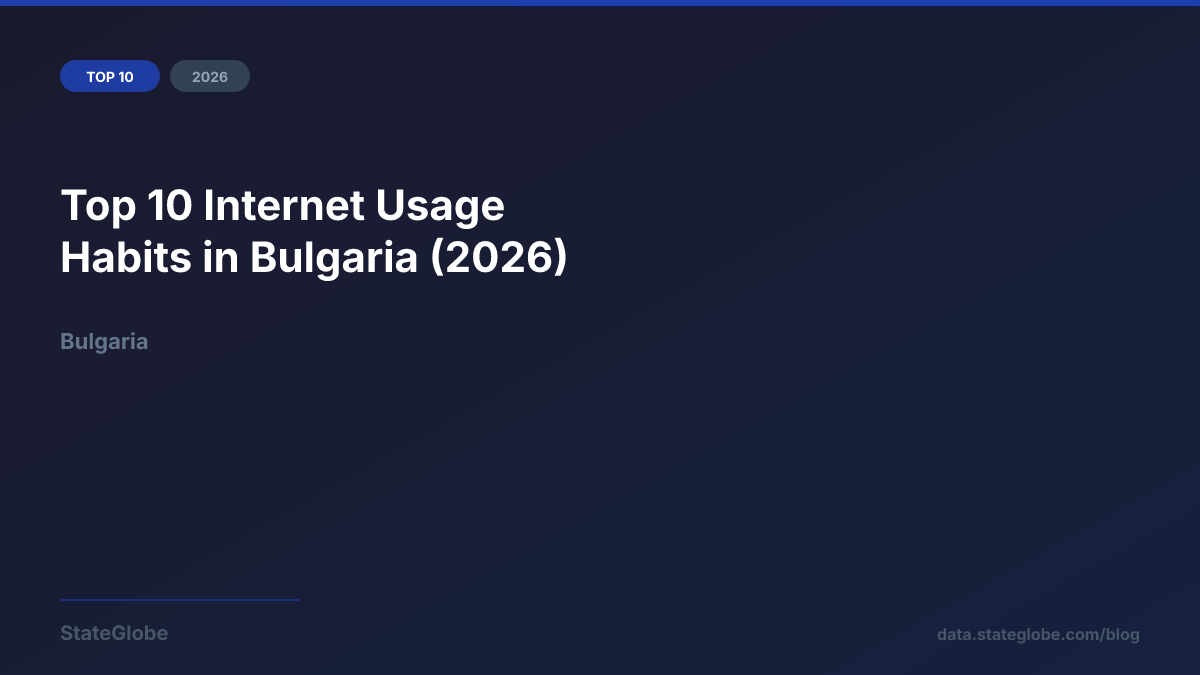 Top 10 Internet Usage Habits in Bulgaria (2026)