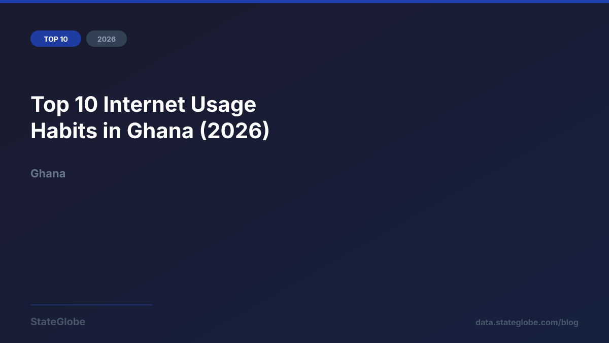 Top 10 Internet Usage Habits in Ghana (2026)