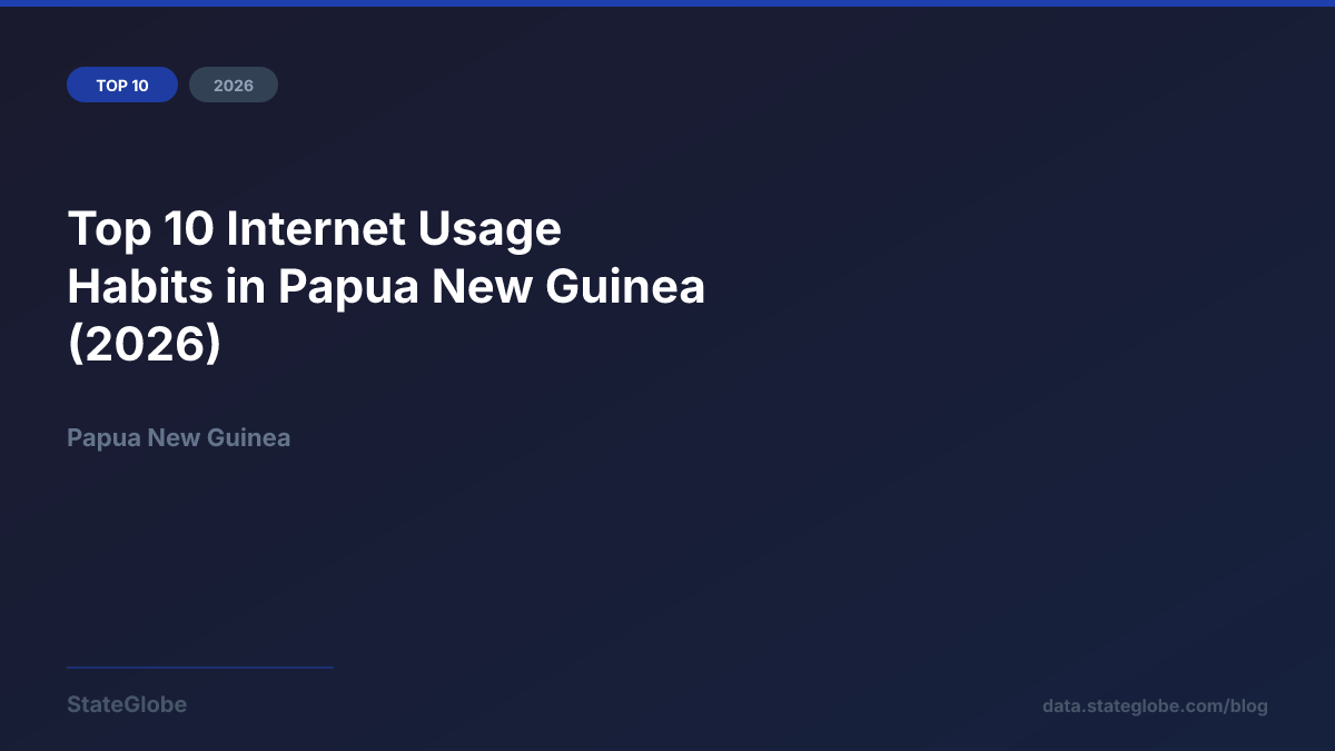 Top 10 Internet Usage Habits in Papua New Guinea (2026)