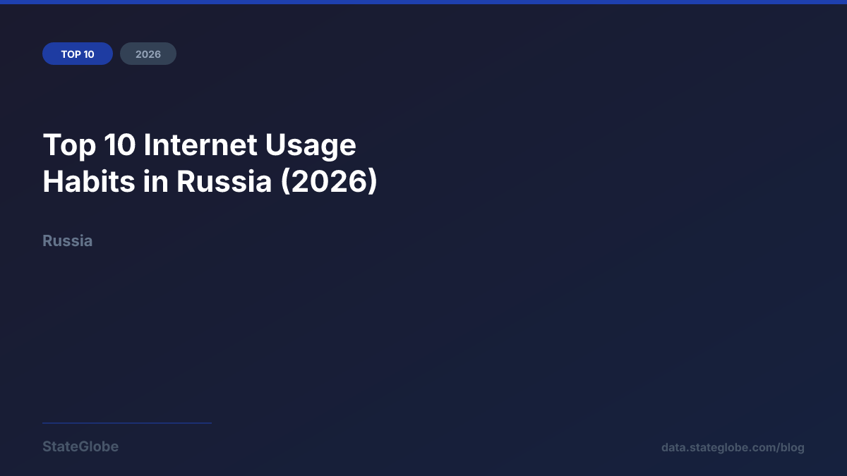 Top 10 Internet Usage Habits in Russia (2026)