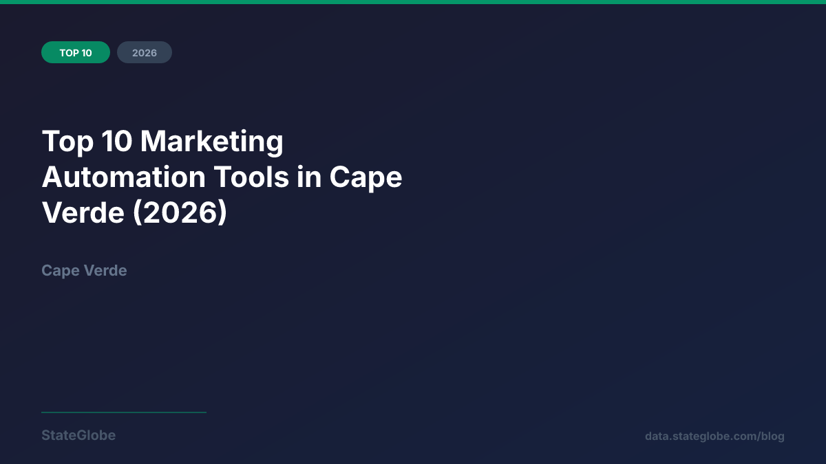 Top 10 Marketing Automation Tools in Cape Verde (2026)