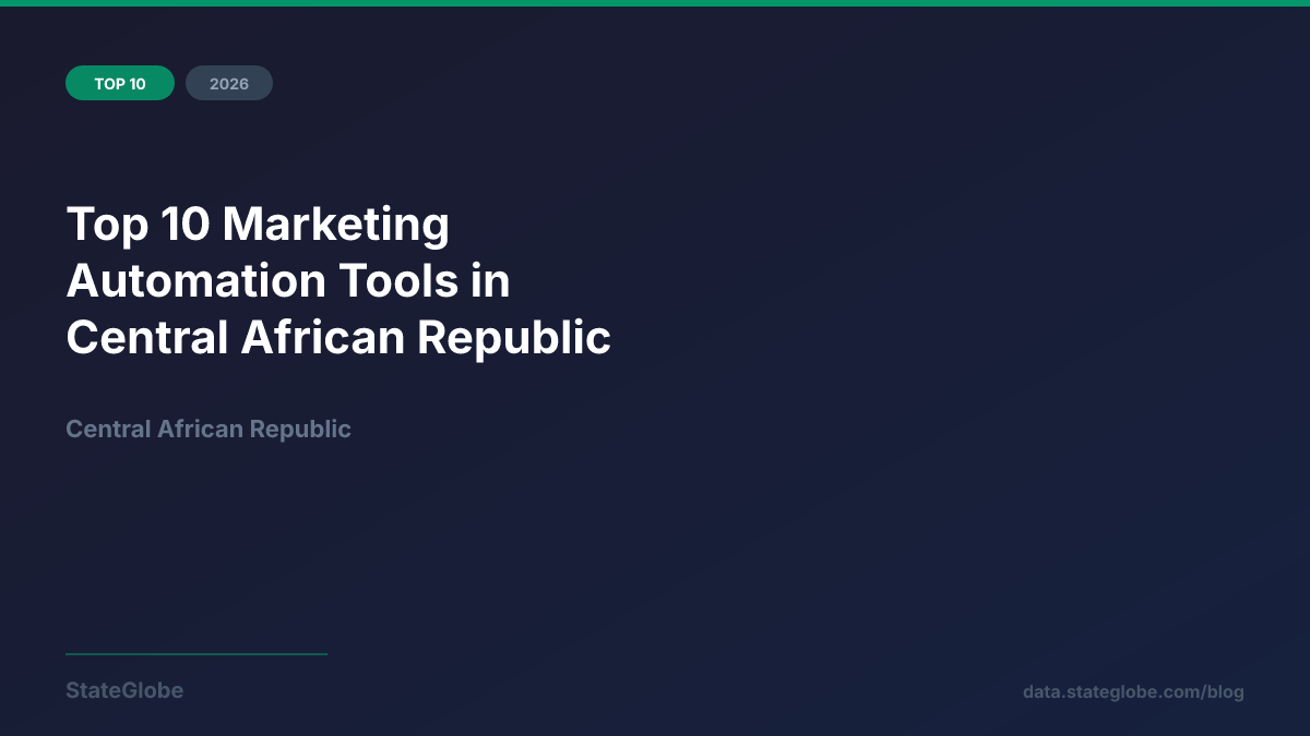 Top 10 Marketing Automation Tools in Central African Republic (2026)