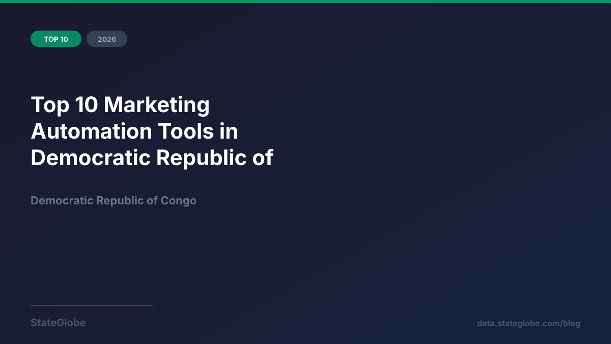Top 10 Marketing Automation Tools in Democratic Republic of Congo (2026)