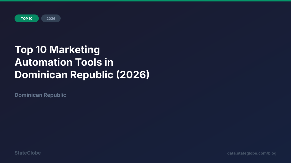 Top 10 Marketing Automation Tools in Dominican Republic (2026)