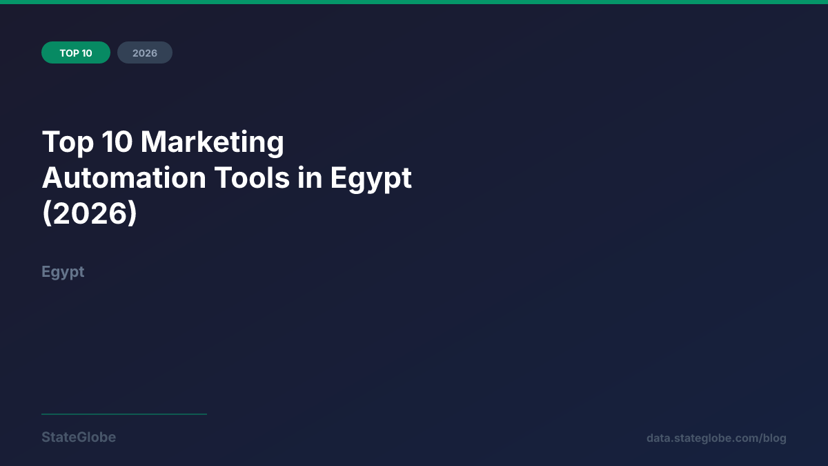 Top 10 Marketing Automation Tools in Egypt (2026)