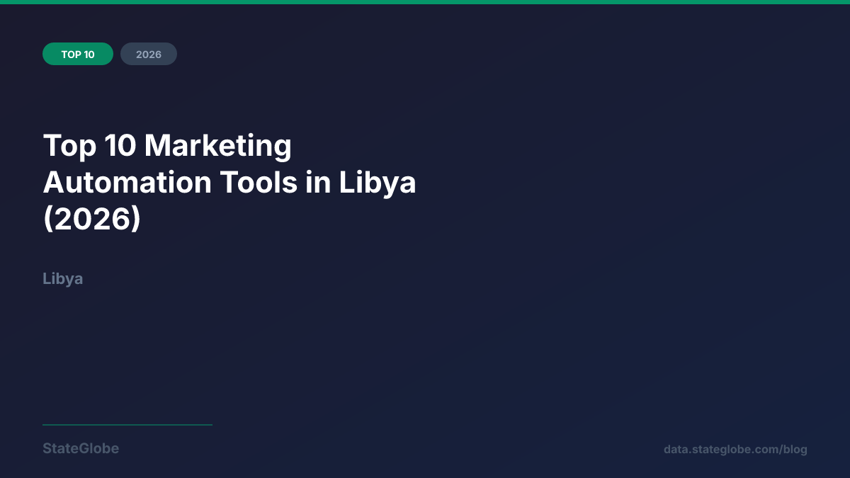 Top 10 Marketing Automation Tools in Libya (2026)