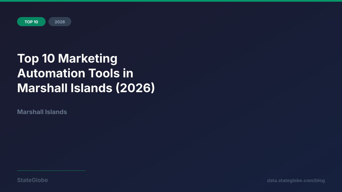 Top 10 Marketing Automation Tools in Marshall Islands (2026)