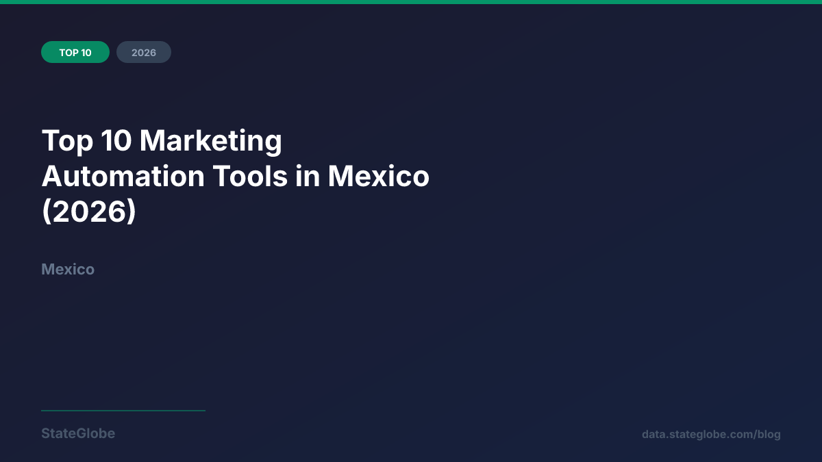 Top 10 Marketing Automation Tools in Mexico (2026)