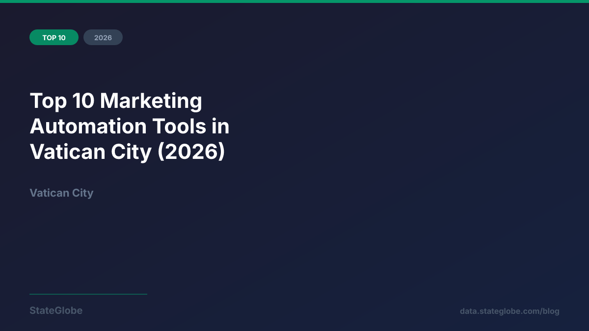 Top 10 Marketing Automation Tools in Vatican City (2026)