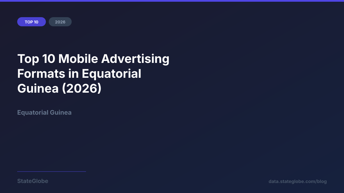Top 10 Mobile Advertising Formats in Equatorial Guinea (2026)