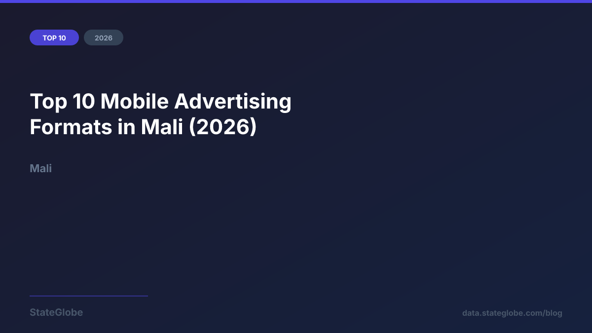 Top 10 Mobile Advertising Formats in Mali (2026)