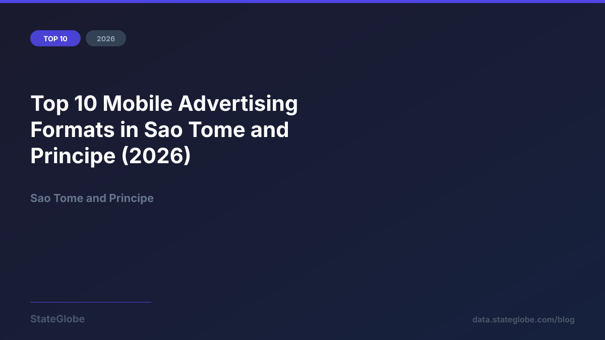 Top 10 Mobile Advertising Formats in Sao Tome and Principe (2026)