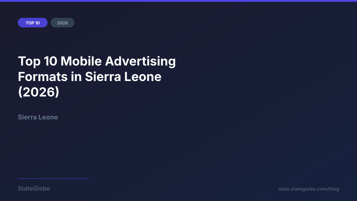 Top 10 Mobile Advertising Formats in Sierra Leone (2026)
