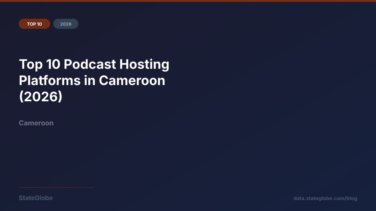 Top 10 Podcast Hosting Platforms in Cameroon (2026)