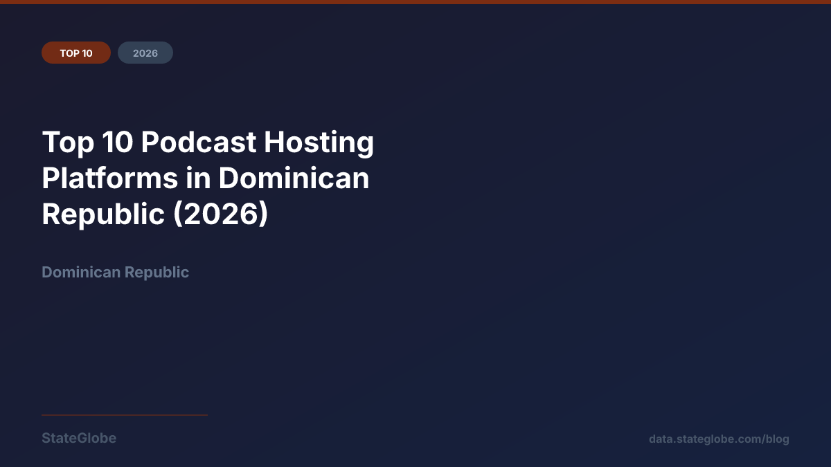 Top 10 Podcast Hosting Platforms in Dominican Republic (2026)