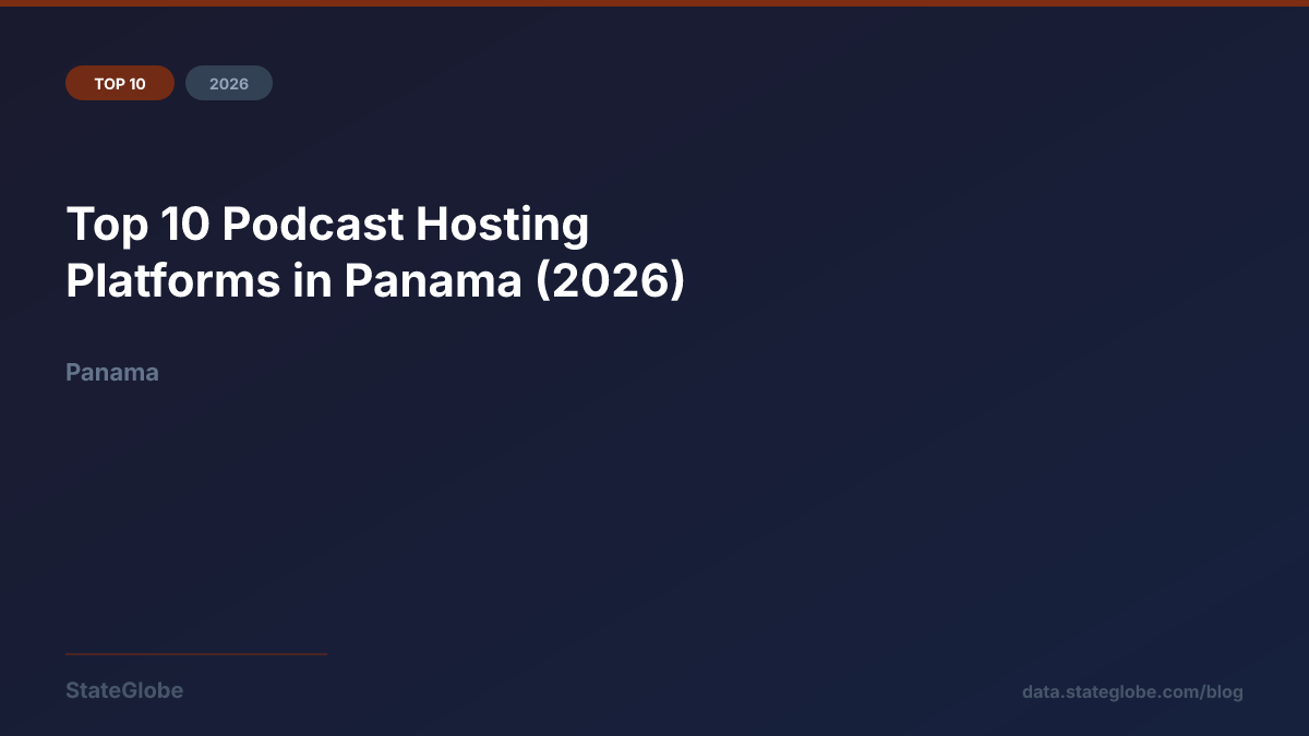 Top 10 Podcast Hosting Platforms in Panama (2026)