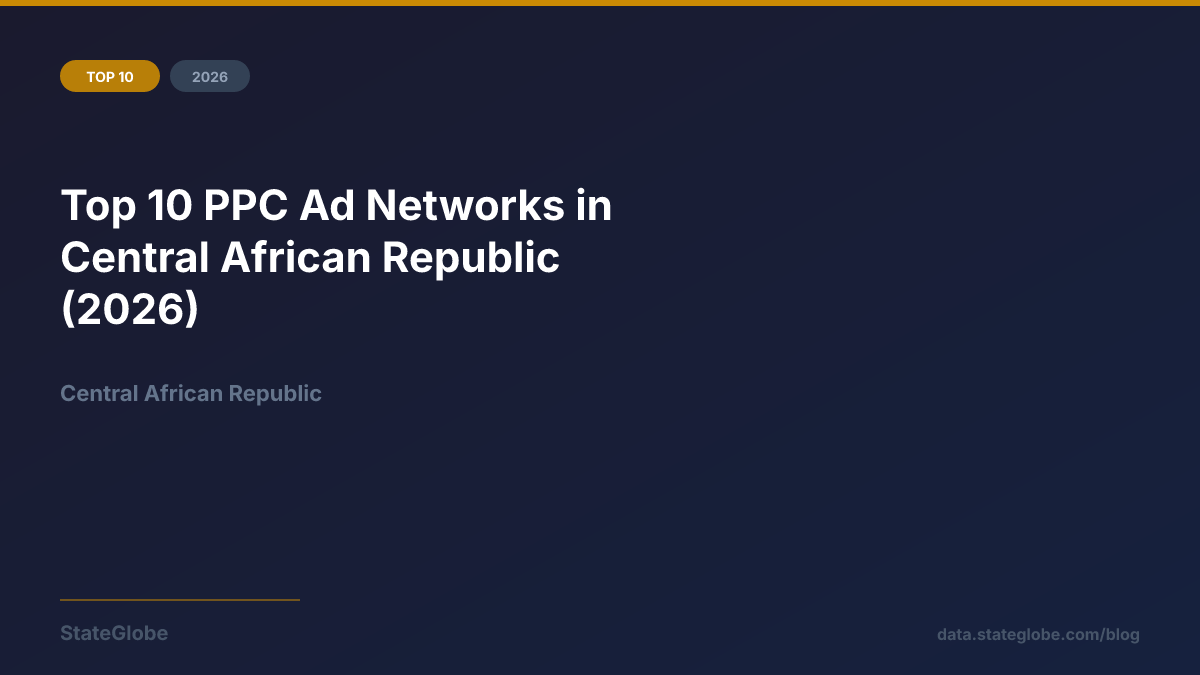 Top 10 PPC Ad Networks in Central African Republic (2026)
